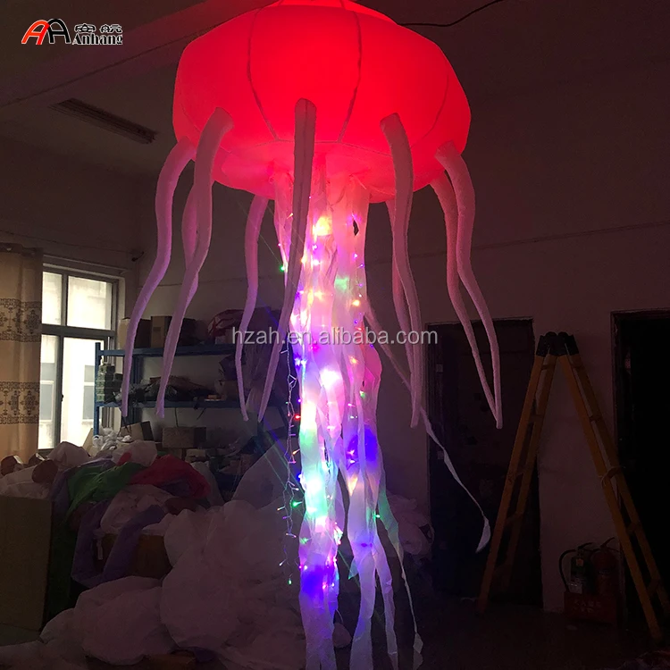 L'éclairage coloré gonflable géant de la méduse ballon pour la décoration -  Chine Les Méduses gonflable et les méduses ballon gonflable prix