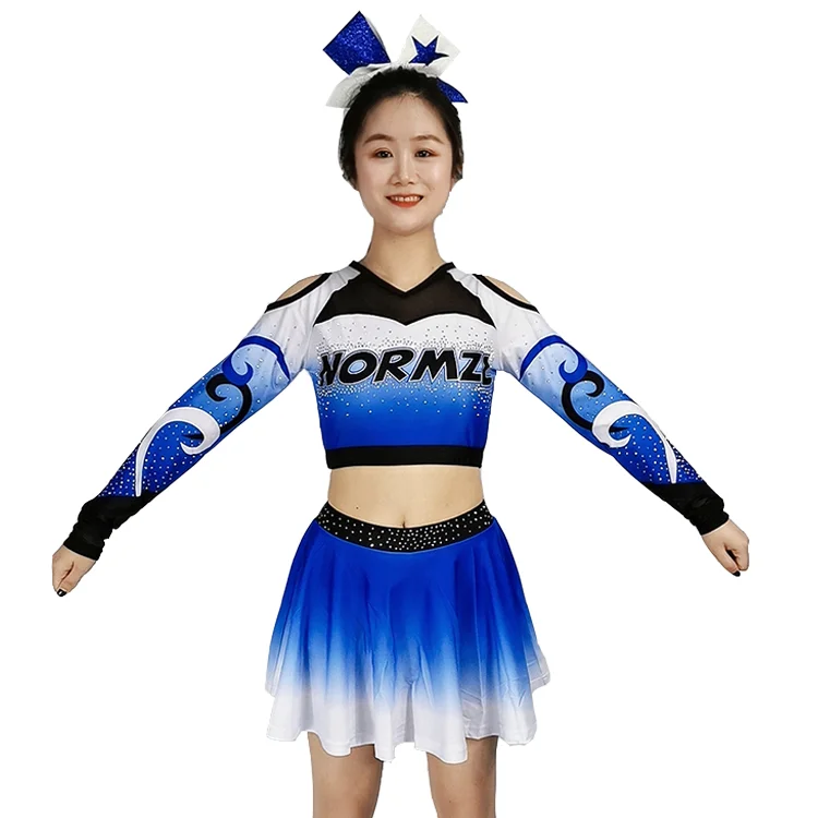 Design Sublimation Spandex Cheer Practice Wear Training Uniforms for Adult Cheerleader
