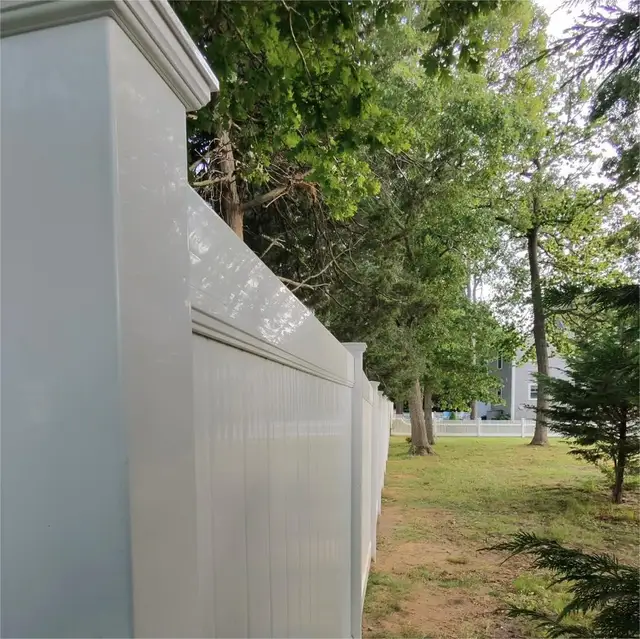 Wholesale 6 Feet High PVC Garden Fence Panel Straight White Picket Vinyl Fence for Enhancing Your Outdoor Space