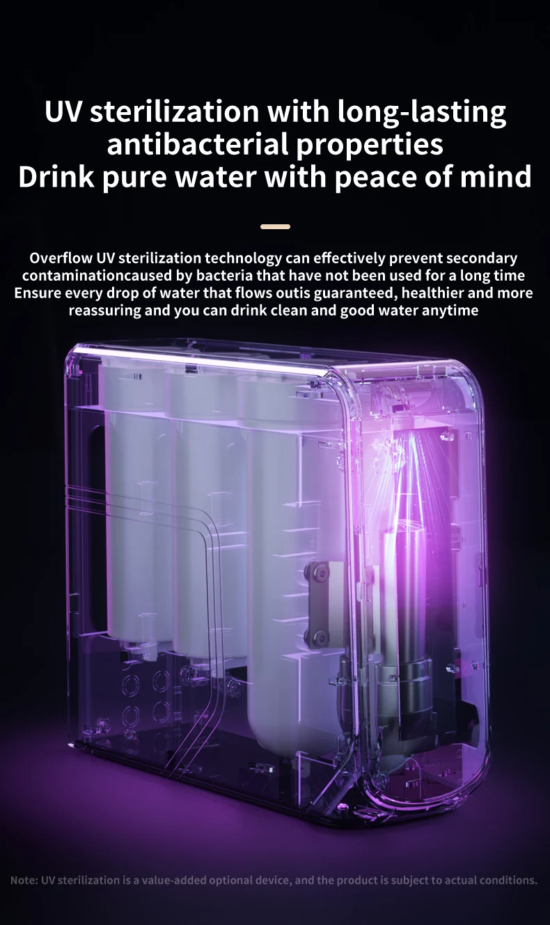 800G Reverse Osmosis Home Use Water Filter Life Reminder TDS Display Drinking Water Manufacturing Vendor