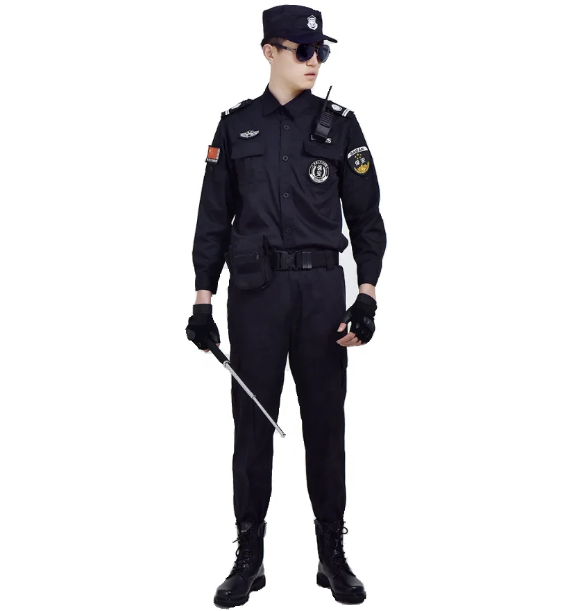 Custom High Quality Black Workwear Set Security Guards Uniforms Samples -  Buy Security Guards Uniforms Samples,Security Guard Uniform Set,Security  Guard Uniform Workwear Product on Alibaba.com