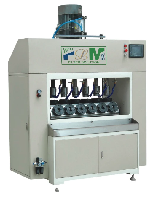 Spin on Oil Fuel Filter Machine PLAS-6 Full-auto Turntable Six-station Tapping Machine