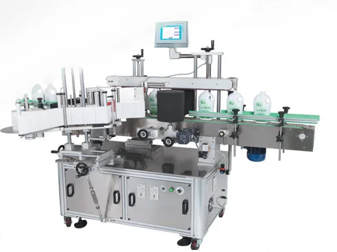 Automatic Round Bottle Labeling Machine Around Bottle Label Applicator ...