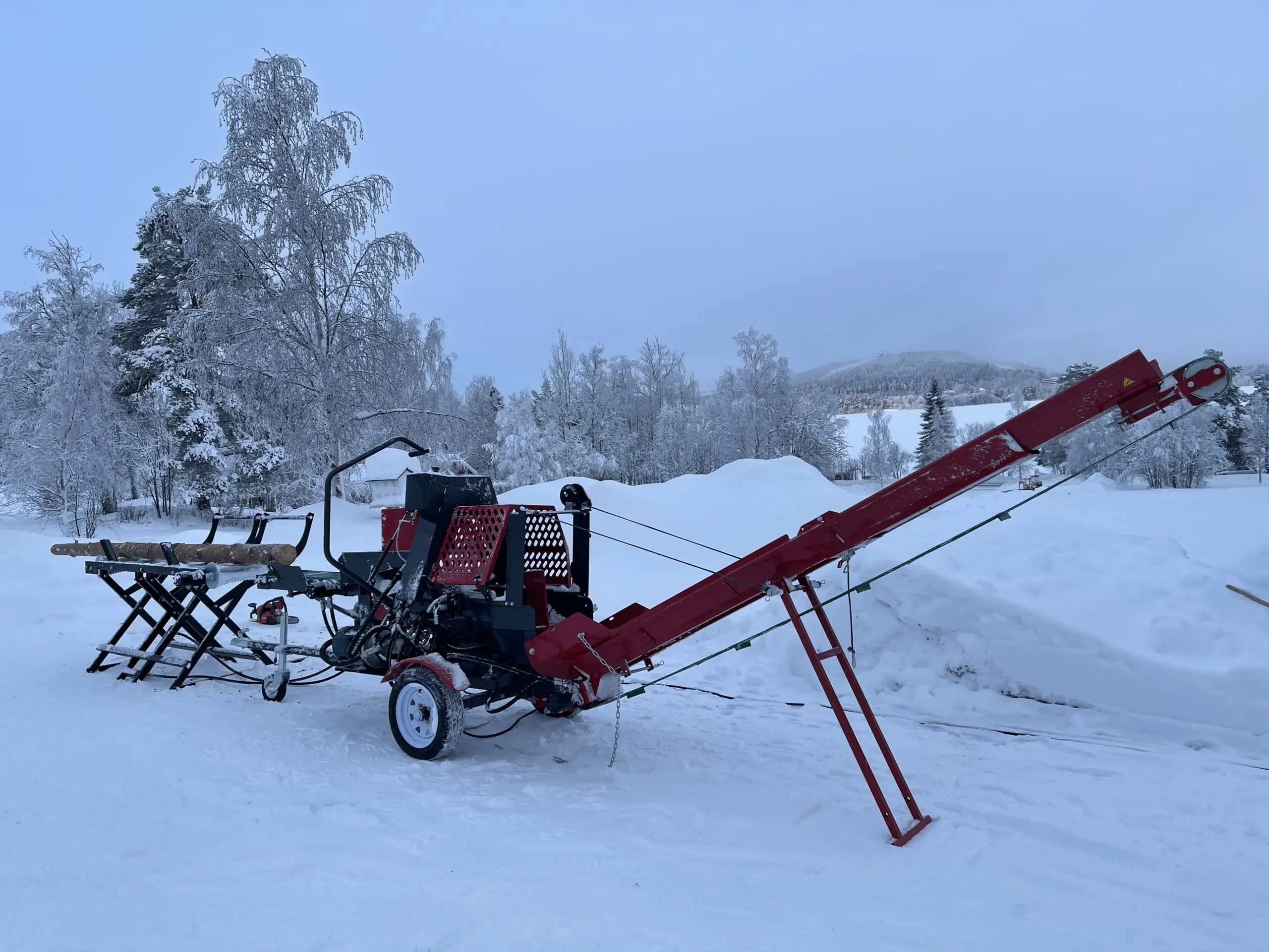Firewood Processor 500mm Log Wood - Efficient Splitting