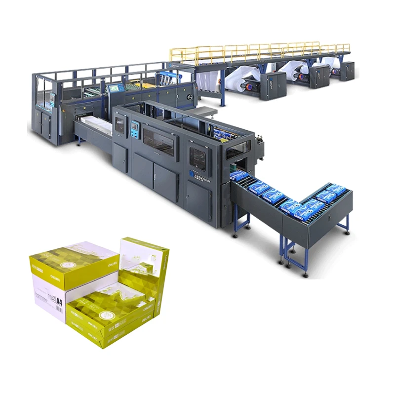 A4 paper ream packing outlet machine