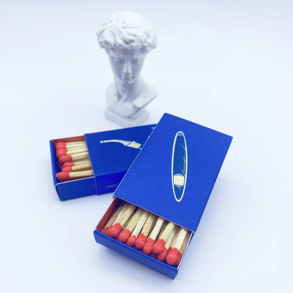 Strike Anywhere Matches Matchboxes Custom Logos Safe Wholesale Black