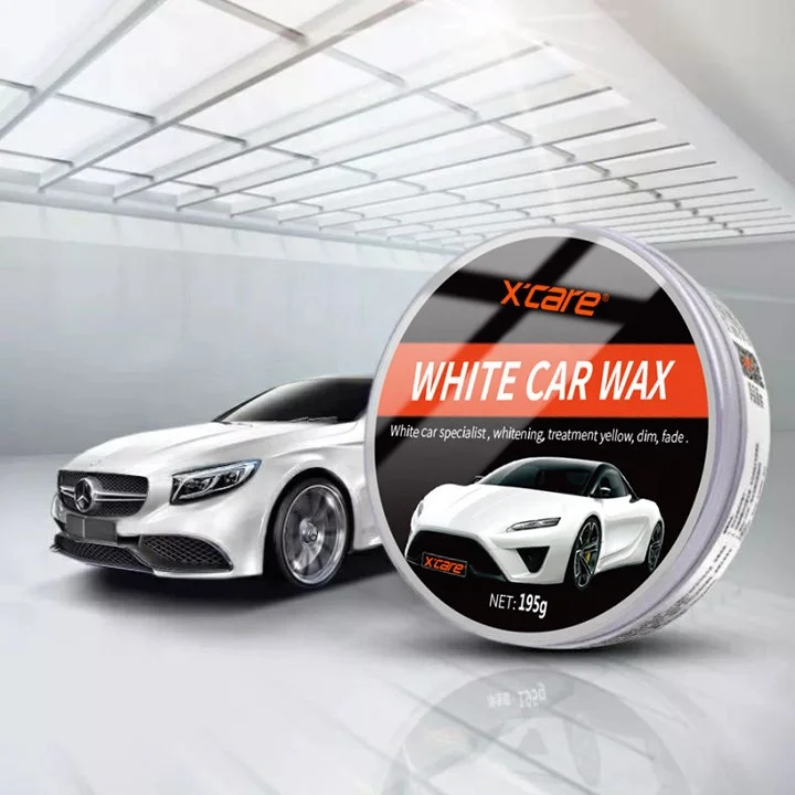 Белая автомобильная краска, восстанавливающий блеск, Сияющий Держатель, цветной выцветающий защитный полировочный воск 195 г
