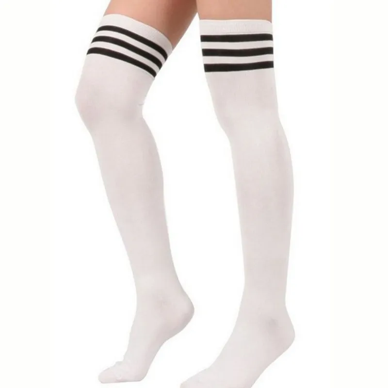designer thigh high socks