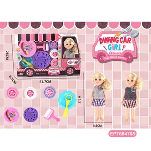 EPT New Hot Sale  Kid Christmas 10 Inch Baby Girl Doll Toy Set Reborn Baby Dolls Realistic Black Girl