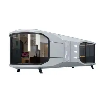 Cymdin Light Steel Resort Style Waterproof Luxury Modular House Prefabricated Large Capsule Cabin