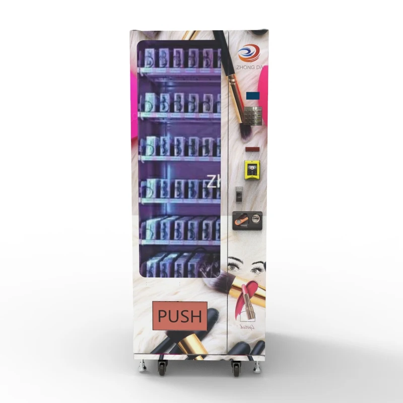 Custom Design Press-on Nail Vending Machine for Cosmetics with LED Illuminated Display