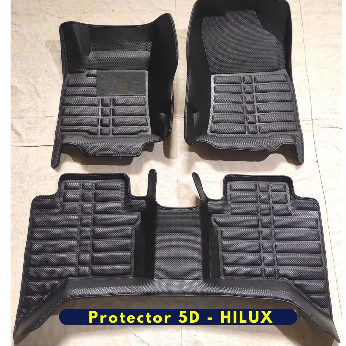 Muchkey индивидуальный логотип Алмазные Заусенцы специальные всепогодные 3D коврики EVA ковер для автомобиля Toyota Corolla Camry Prado Highlander RAV4 Lexus