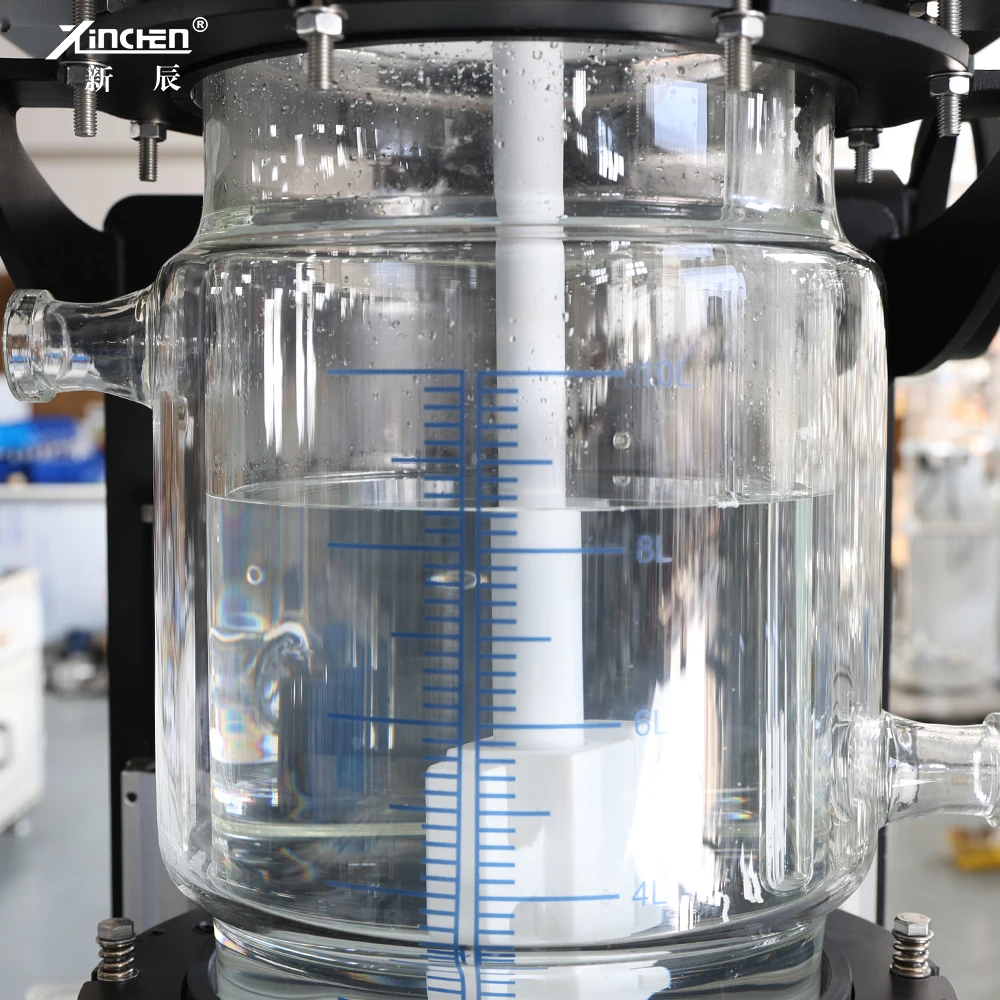 High-Low Reaction Vessel Series Reactor Borosilicate Glass 5l 10l for Lab Glass Reactor