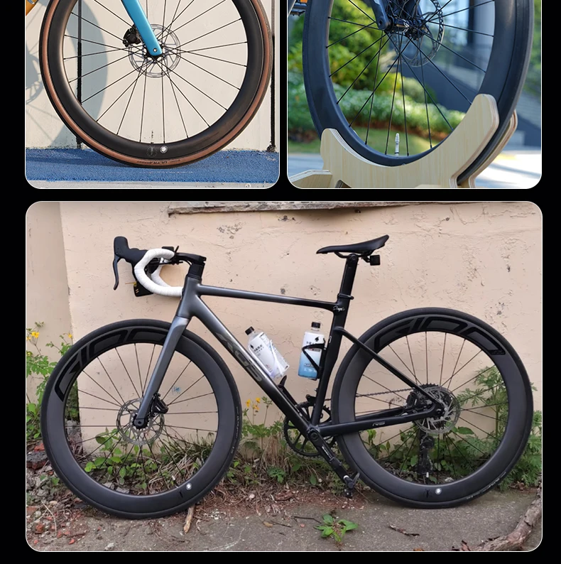 GIOO FS PRO Carbon Fiber Road Bike Wheels for City Cycling