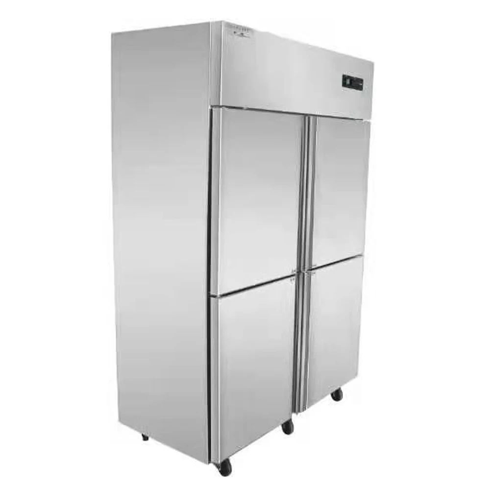 Hot Sale High Quality Stainless Steel 4 Doors Air Double-Temperature Automatic Defrost Commercial Right Freezer Refrigerator
