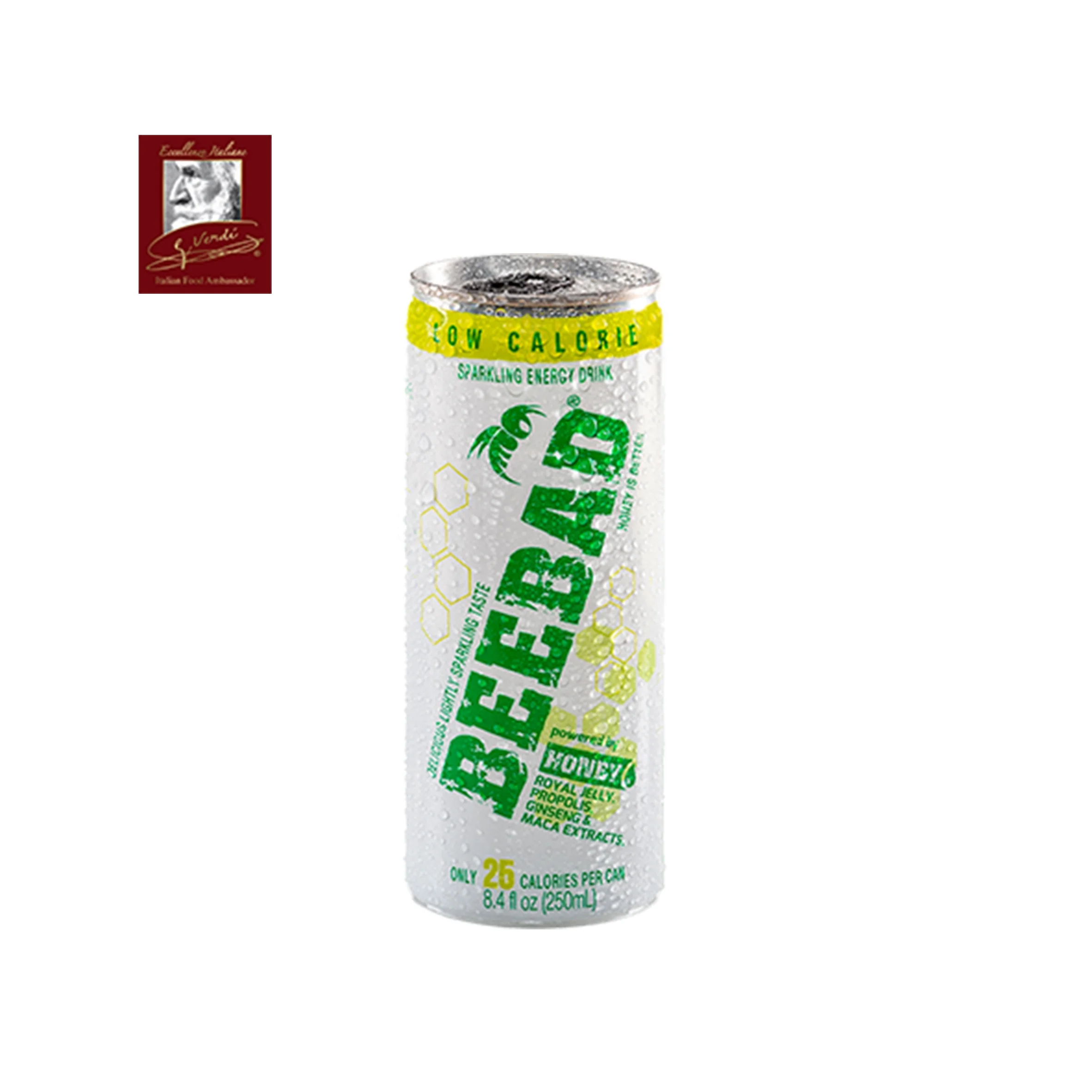 Energy Drink Beebad Low Calorie Can 250 Ml Gverdi Selection Made In ...