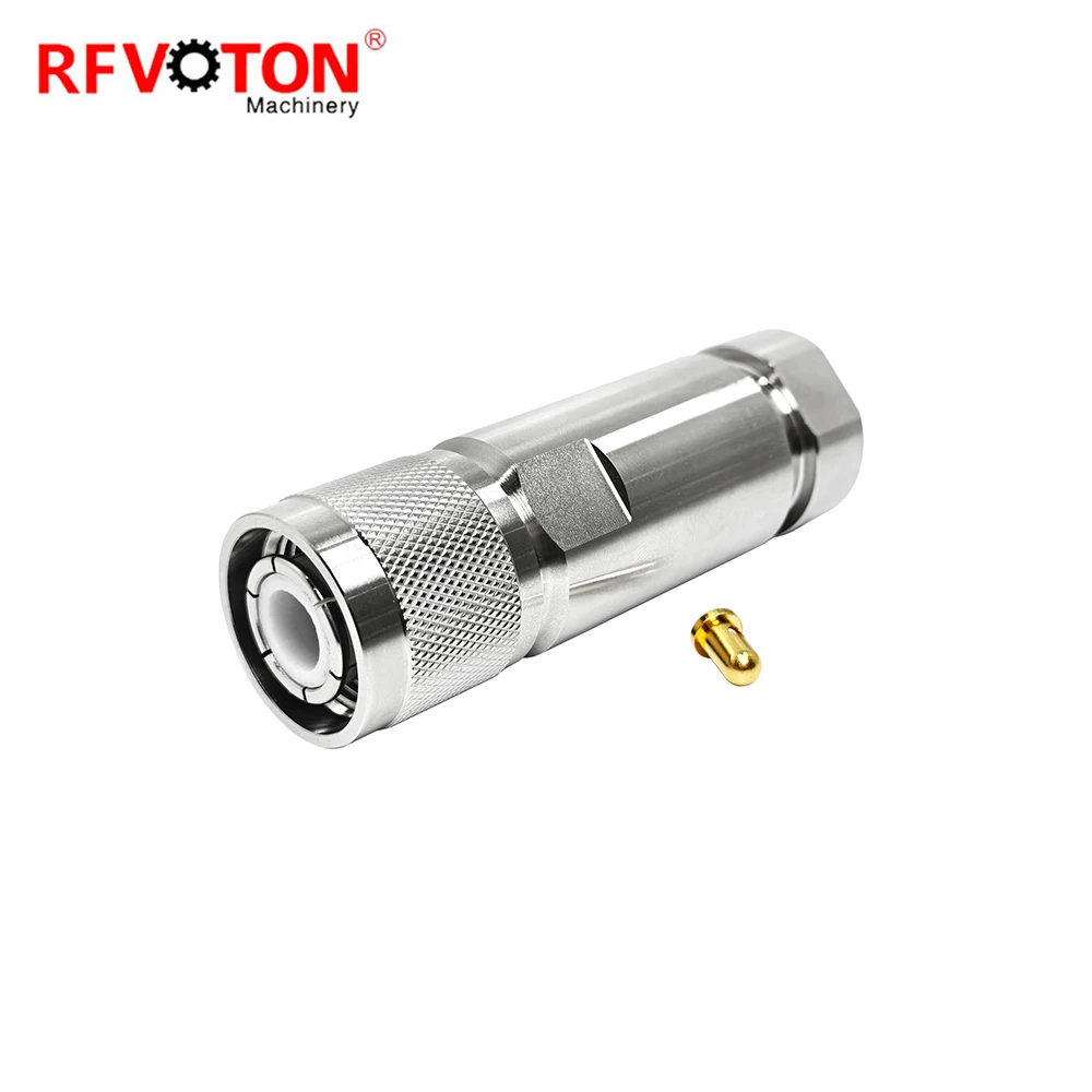 Factory HN Male Plug Clamp Mounting Screw Macho LMR600 WTR 600 Cable  Rf Coaxial Connector Converter Coax Copper in Stock ROHS