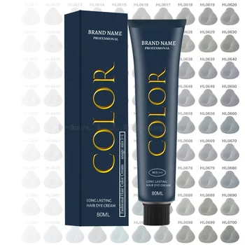 OEM Professional Salon 100ml Hair Color Cream Hot Selling Ammonia-Free Permanent Hair Dye Easy to Use Low Price Wholesale