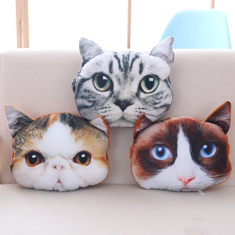 custom cat shaped pillow