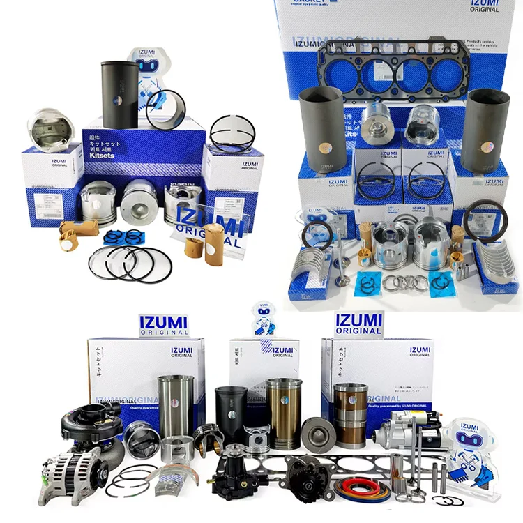 IZUMI ORIGINAL 4TNE98 4TNV98 Overhaul Rebuild Kit Diesel Engine Parts For YANMAR