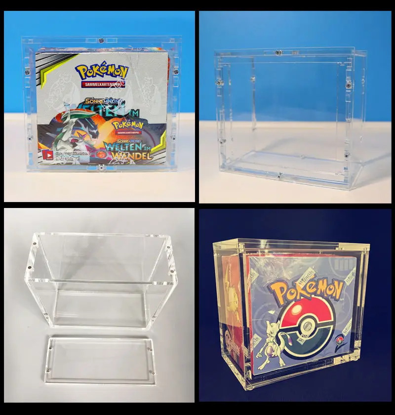 Custom Acrylic Box Clear Acrylic Display Case 5side Box With Lid/sliding Lid Or Base Plexiglass