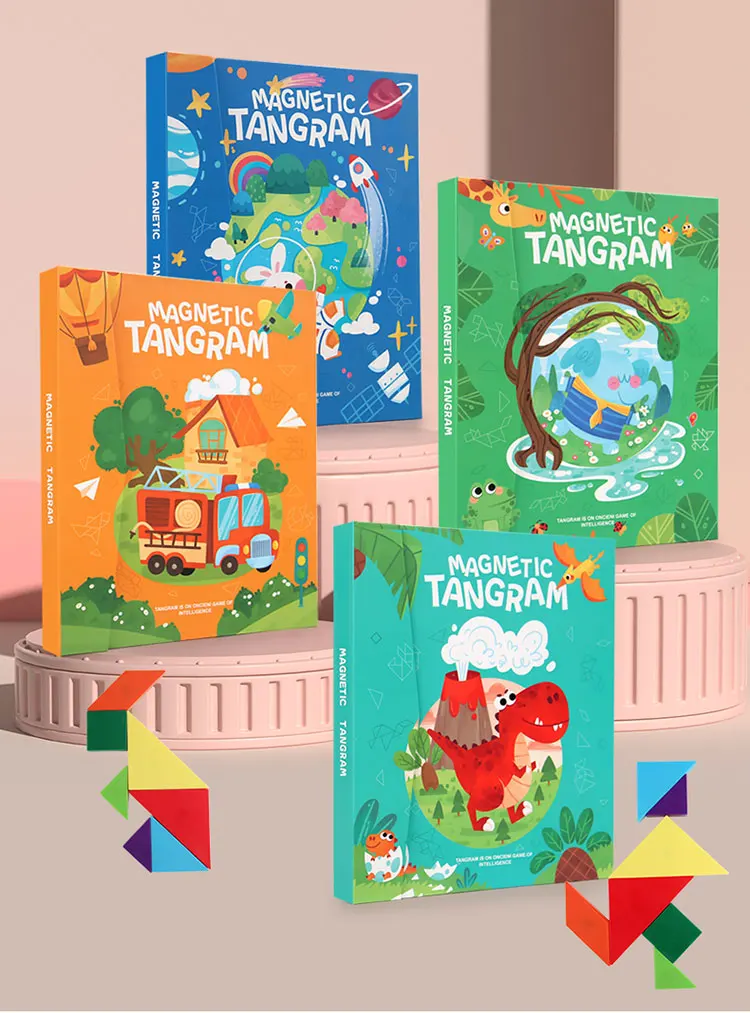 Montessori Early Educational Tangram DIY Puzzle for Kids