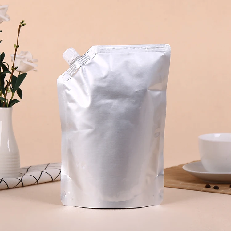 Aluminum Foil Juice Beverage Spout Pouch/drinking Water Spout Plastic Pouch/liquid Spout Pouch Packaging Bag