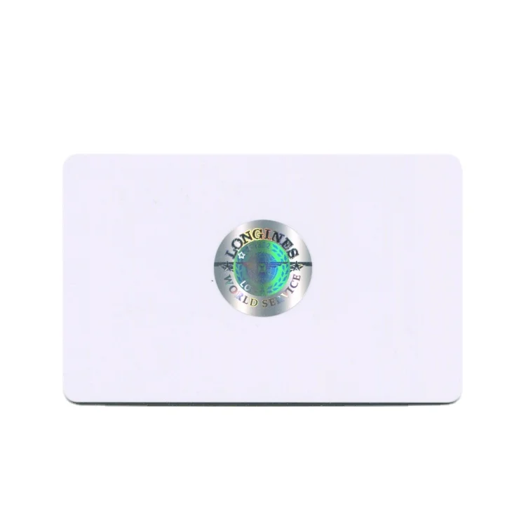 Custom Light Shade Micro Text ultra Violet Ink Invisible Hologram Overlay Card