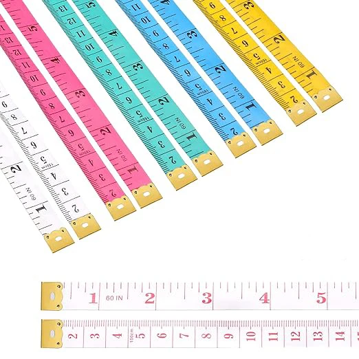 Measure Ruler Cloth Tape Measure Body Soft Fabric Measuring Tape for Sewing Cloth ...