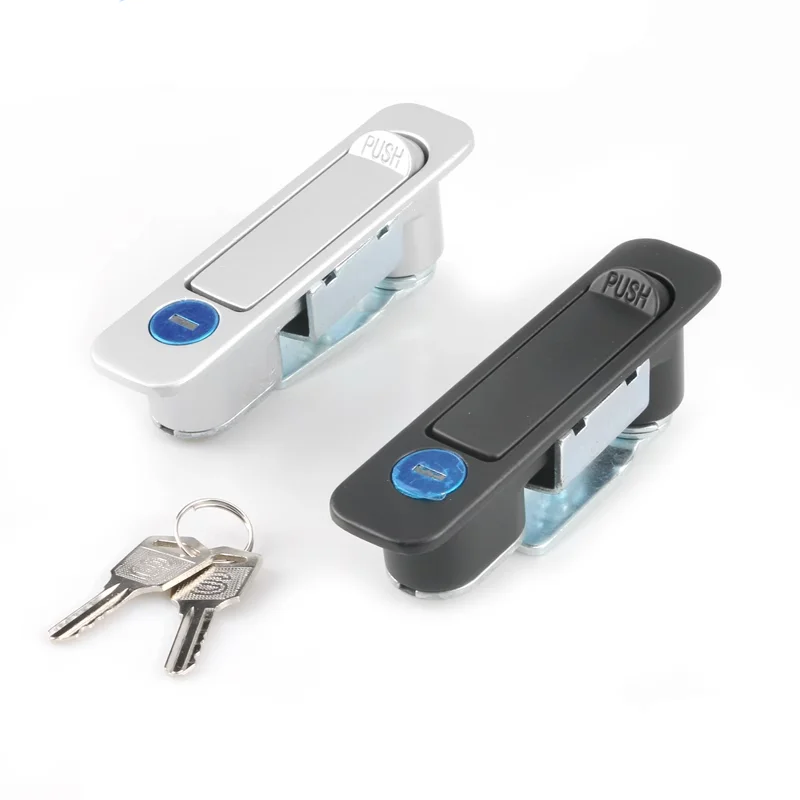 Ms737 6000 Series Alloy Plane Lock Open Control Cabinet Door Lock Main Cabinet Bounce Lock Industrial Cabinet Lock Equipment