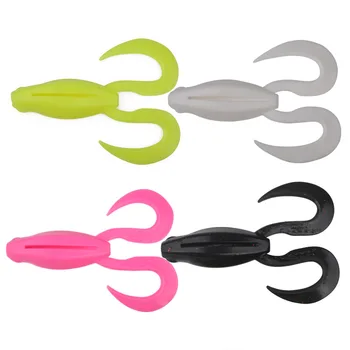 ABS Plastic Floating Water Kicking Frog Lure Artificial Soft Bait Simulation for Wildlife Attracting Bass Pike Ray – Soft Lure – view 2