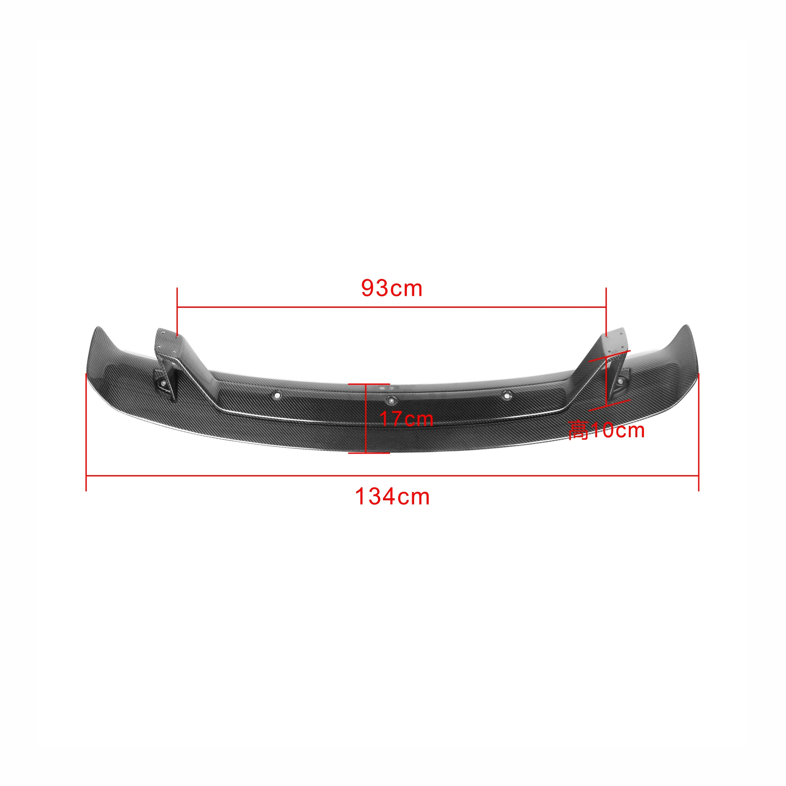 TT TTS TTRS Car Body Kit Carbon Fiber Rear Trunk Roof Spoiler Lip Wing for Audi TT TTS TT Spoiler Wing
