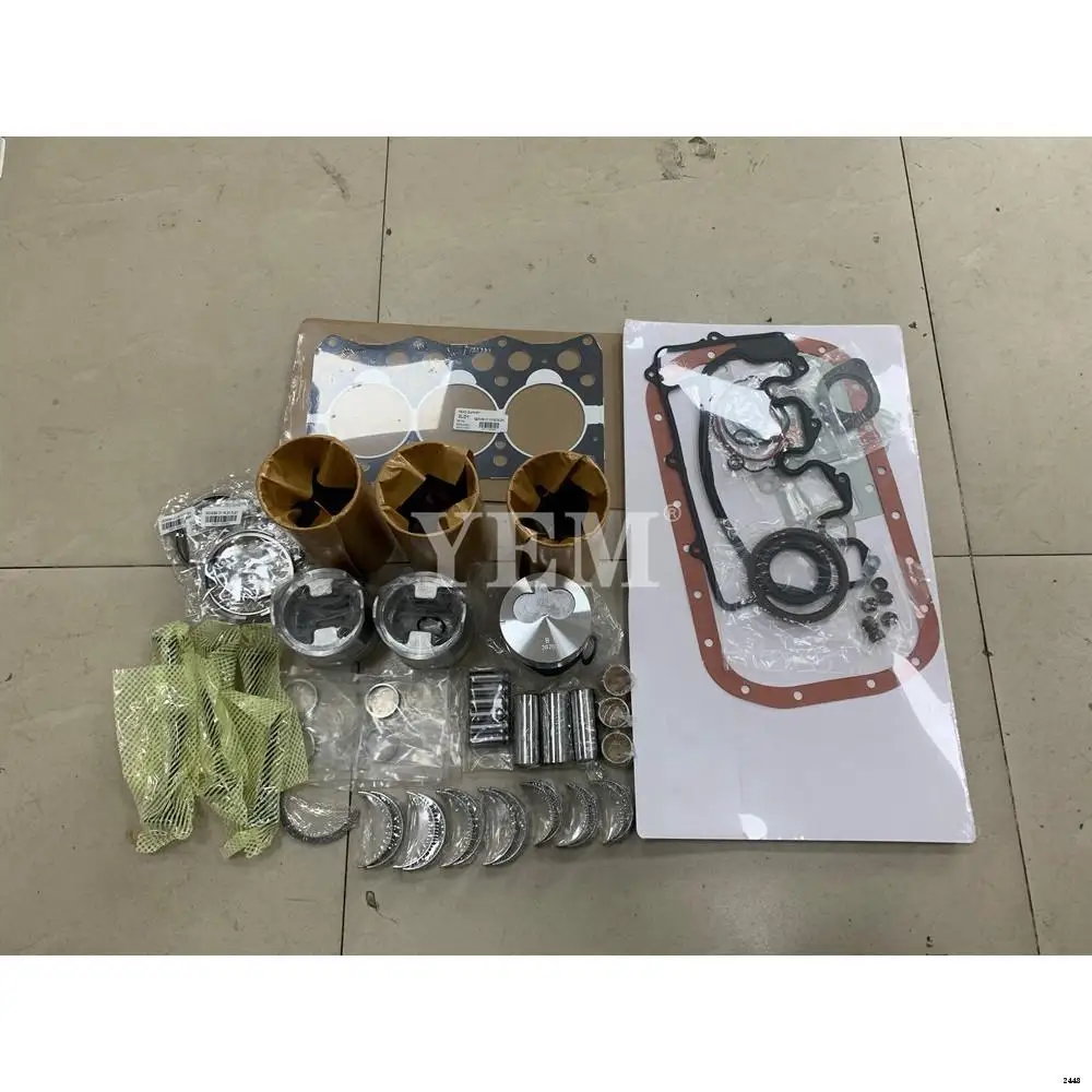 New Machinery Engine Overhaul Gasket Kit With Cylinder Gaskets Set Piston Rings Liner Bearing Valves For Isuzu 3LD1