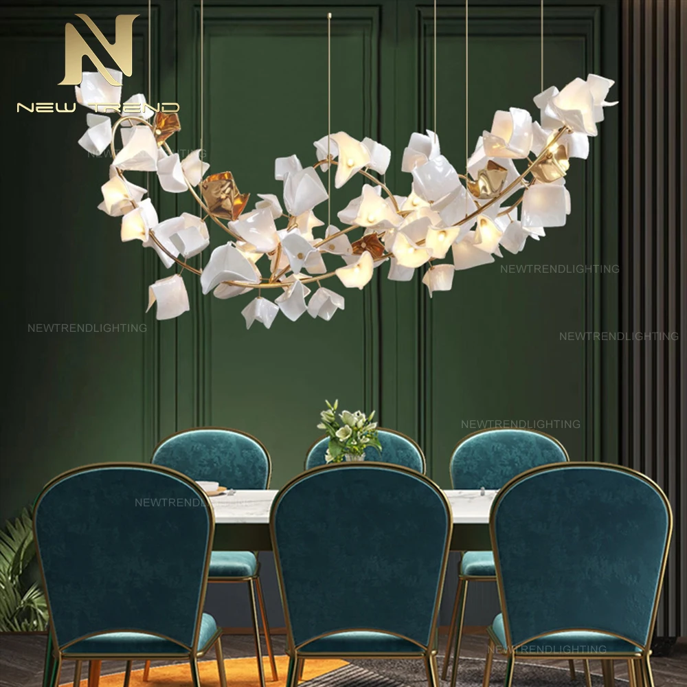 CPL-246 Modern Style Home Villa Decorative Hanging Light Customizable Metal Glass LED Pendant Light   