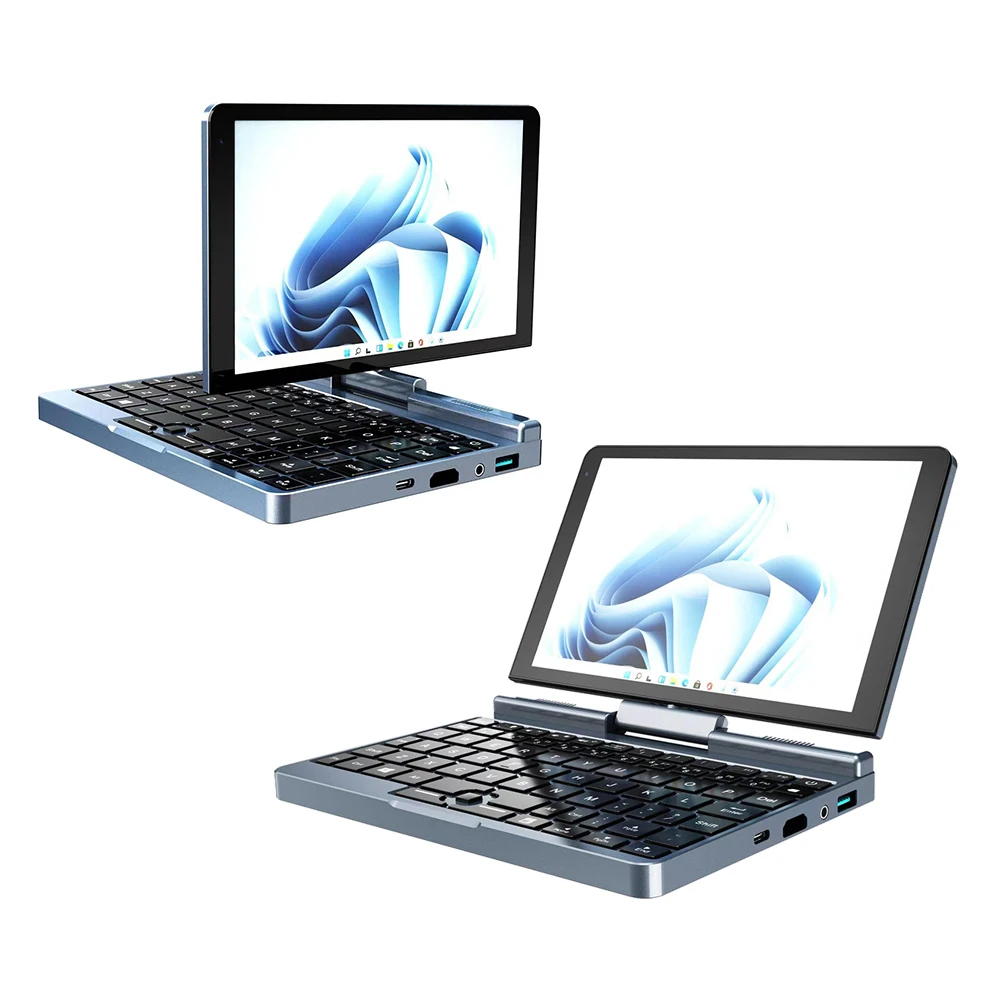8 Inch Mini Laptop - Portable Touch Screen PC with Intel N100