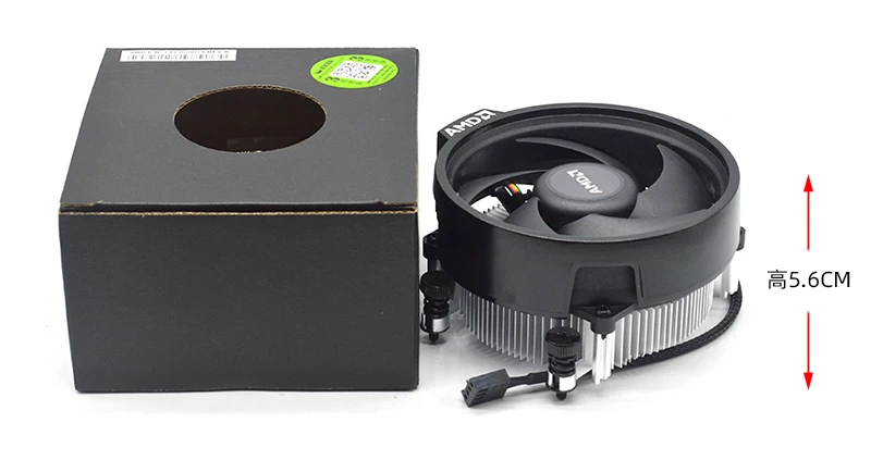 712-000071 AMD Original CPU Cooler for AM4 Socket Ryzen 3900X Ryzen  3800X 3700X 2700X AM5 PWM Fan Heatsink Aluminum Material