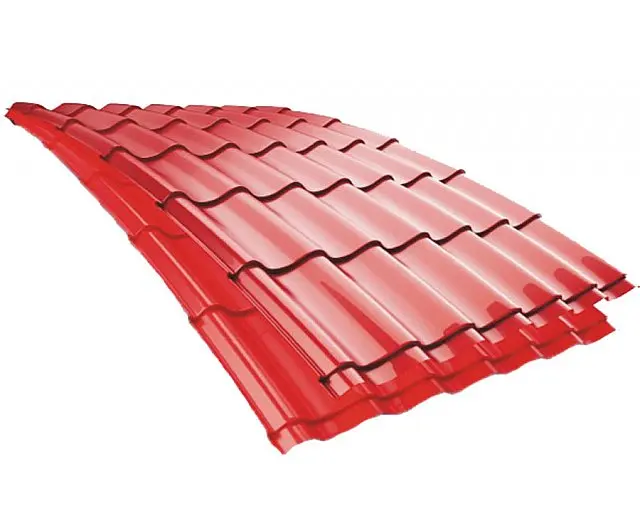 Высококачественные кровельные панели с цветным покрытием, гофрированная оцинкованная кровельная черепица, металлический кровельный лист