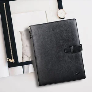 Wholesale Pu Leather Cover 2026 Notebook With Zipper A5 6ring Binder Agenda Customised Planners and Journals BusinessNotebooks