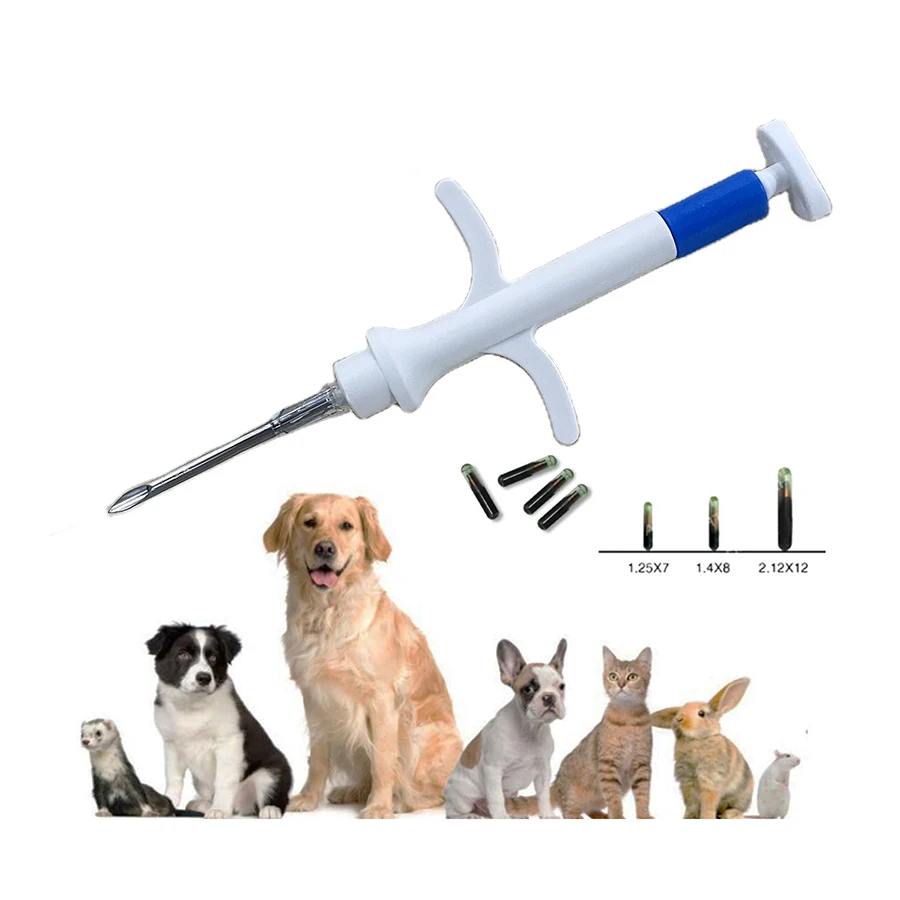 Cmrfid Rfid Microchip And Syringe Injectable Pet Id Animal Horse ...