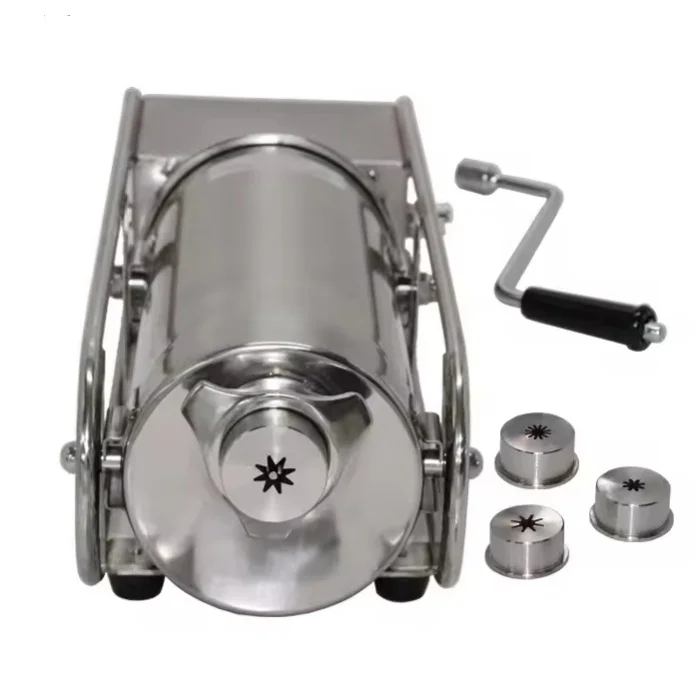 ステンレス製7Lホッパー チュロス製造機 - 新品・1年保証付き