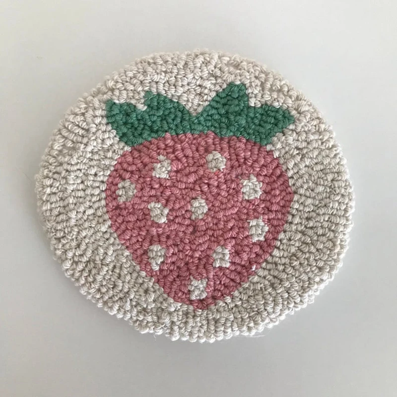 Punch needle embroidery coaster : r/Embroidery