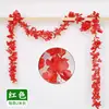 2-meter red hydrangea strip