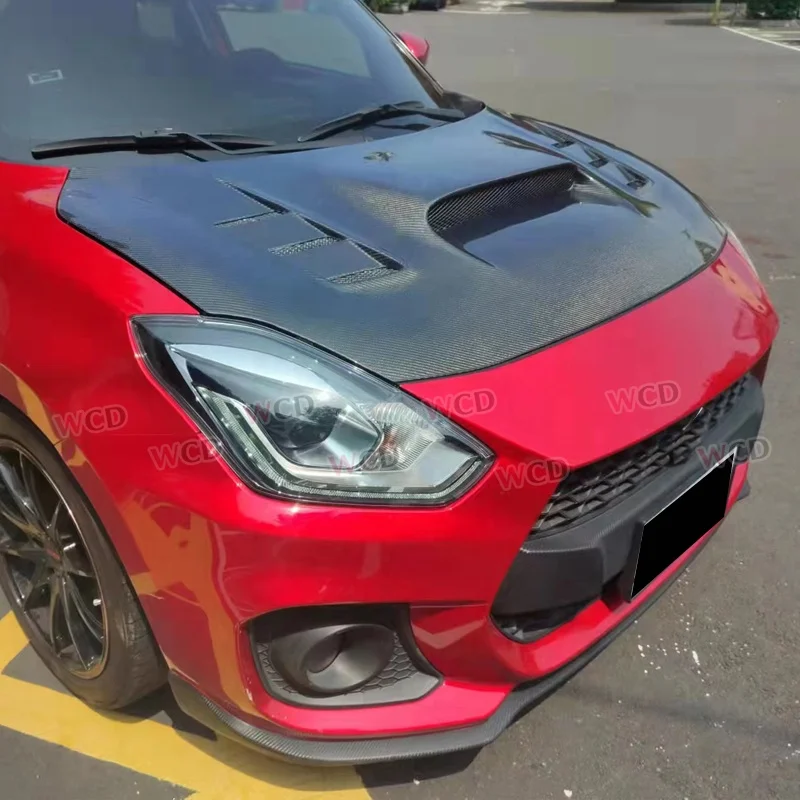 スズキ スイフトスポーツ ZC33S 用 カーボンファイバー製フードボンネット