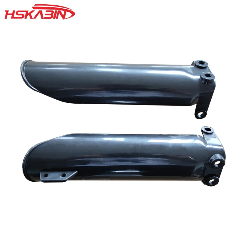 Сдвоенный Регулируемый передний амортизатор для внедорожного мотоцикла из алюминиевого сплава с защитной пластиной аксессуары