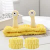 14#Yellow snail hair strap-2 wrist strap flat seam
