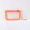 Orange Clear Coin Purse