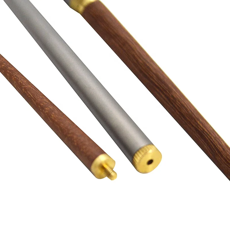 Reusable Foldable Personalized Chopsticks With Wood Tip Round Titanium Folding Collapsible Chopsticks