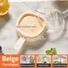 Beige en forma de abanico