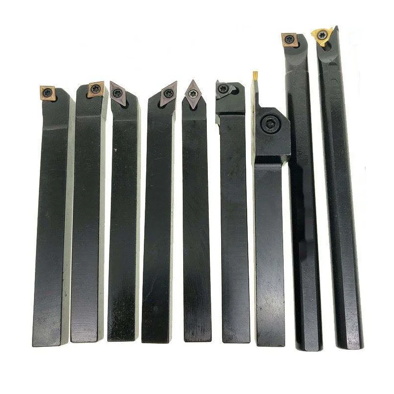 TEBAK Carbide CNC Tool Holder Alloy Steel Shank CNMG/WNMG Inserts High Rigidity Turning Boring Bar Lathe Holder 10*10/12*12mm