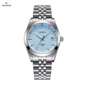 Custom Luxury Genuine Watches Dive 100M Water Resistant Diving Stainless Steel Mechanical Automatic Watch for Men